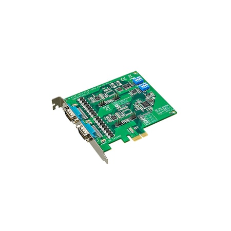 Advantech 2-Port Rs-232/422/485 Pcie Comm. Card W/Iso PCIE-1602C-AE